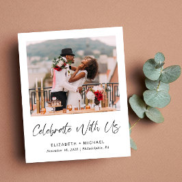 Foto QR Code Einladung zur Hochzeitsempfehlung