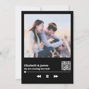 Foto QR Code Einzigartige Einladung zur Hochzeit