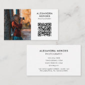 Foto QR Code, Fotograf Visitenkarte (Vorne/Hinten)