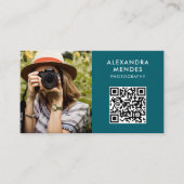 Foto QR Code, Fotograf Visitenkarte (Vorderseite)