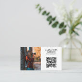 Foto QR Code, Fotograf Visitenkarte (Stehend Vorderseite)