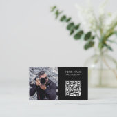 Foto QR Code, Fotograf Visitenkarte (Stehend Vorderseite)