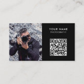 Foto QR Code, Fotograf Visitenkarte (Vorderseite)