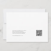 Foto QR-Code für Boho Arch Save the Date Einladung (Rückseite)