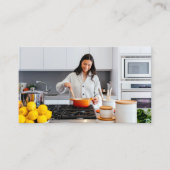 Foto QR-Code für den Ersteller von Lebensmittelein Visitenkarte (Vorderseite)