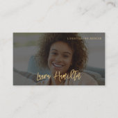 Foto qr-Code für die sozialen Medien Visitenkarte (Vorderseite)