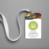 Foto QR-Code für einfaches Business-Logo Ausweis