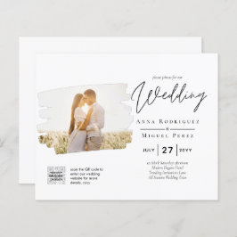 FOTO QR CODE für Hochzeit Einladende UAWG