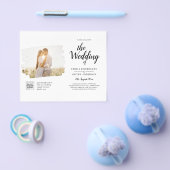 FOTO QR CODE für Hochzeit Einladende UAWG Flyer (Einzeln)