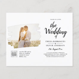 FOTO QR CODE für Hochzeit Einladende UAWG Flyer
