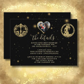 Foto QR-Code für Hochzeitdetails Begleitkarte