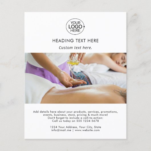 Foto QR-Code für neuartige Logos Flyer (Vorne)