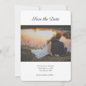 Foto QR-Code Hochzeit Sichern des Datums Save The Date (Vorderseite)