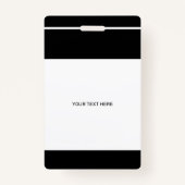 Foto QR CODE Logo Firmenmitarbeiter ID Ausweis (Rückseite)