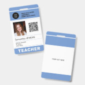 Foto QR CODE Logo Personalnummer Ausweis (Front & Back)