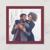 Foto QR Code Online UAWG Burgundy Gray Botanisch Begleitkarte (Rückseite)