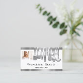 Foto QR Code Persönlicher Koch Kochlounge Weiß Visitenkarte (Stehend Vorderseite)