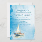 Foto QR Code Probe für Segelboote Einladung (Vorderseite)