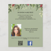 Foto qr Code Schönheitsschminke Weihnachtsfeier We Flyer (Vorne)