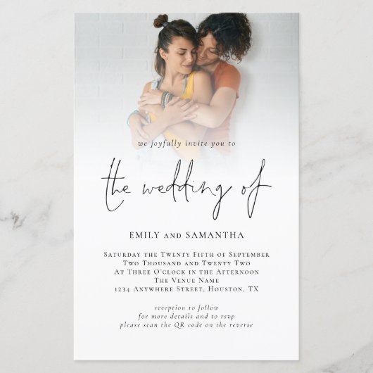 Foto QR Code Skript Lesbische Hochzeit (Vorderseite)