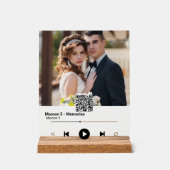 Foto QR Code Song Akryllisches Zeichen für das Jub Acrylschild (Vorderseite)