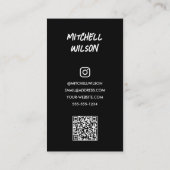 Foto QR-Code Telefonnummerkarte (Rückseite)