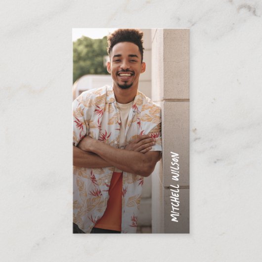 Foto QR-Code Telefonnummerkarte (Vorderseite)