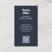 Foto QR-Code Telefonnummerkarte (Rückseite)