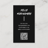 Foto QR-Code Telefonnummerkarte (Rückseite)