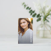 Foto QR-Code Telefonnummerkarte (Stehend Vorderseite)