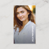 Foto QR-Code Telefonnummerkarte (Vorderseite)