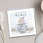 Foto QR Code UAWG Online Elegant Light Blue Einladung