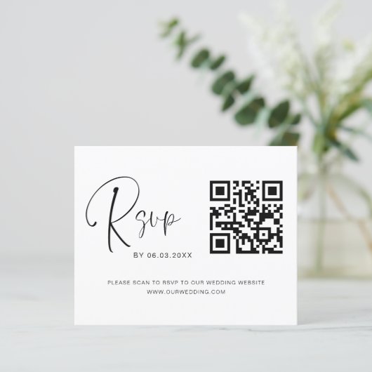 Foto QR Code UAWG Wedding Website (Stehend Vorderseite)