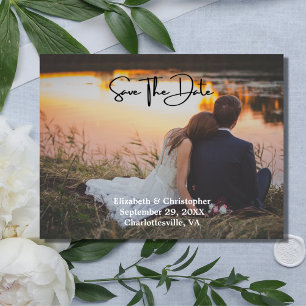 Foto QR-Code-Verlobung Hochzeitssache speichern da Postkarte
