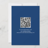 Foto QR-Code-Verlobung Hochzeitssache speichern da Save The Date (Rückseite)