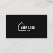 Foto QR-Code-Visitenkarte für das Schwarze Real-An Visitenkarte (Vorderseite)