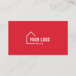 Foto QR-Code-Visitenkarte für Red Real Anwesen-Log Visitenkarte