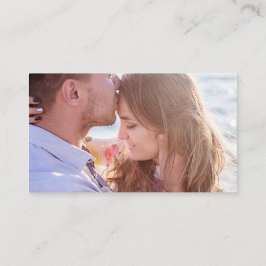 Foto QR Code Website Moderne Hochzeiten Begleitkarte (Rückseite)