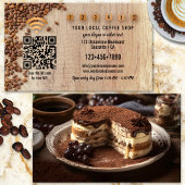 Foto QR Code WiFi Coffee Shop Treuekarte