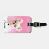 Foto QR des modernen Single Gepäckanhänger (Vorderseite horizontal)