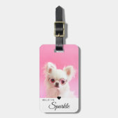 Foto QR des modernen Single Gepäckanhänger (Vorderseite vertikal)