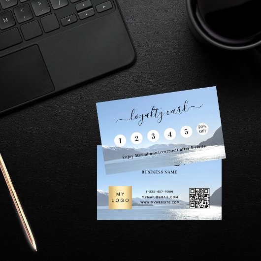 Foto qr Geschäftslogo Treuekarte