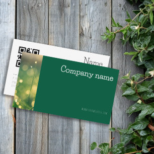 Foto QR Green Business Card für einfaches Rasenmäh Visitenkarte