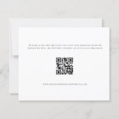 Foto QR-Hochzeitsskripte speichern (Rückseite)