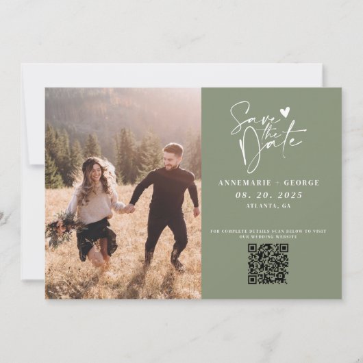 Foto QR Save The Date (Vorderseite)