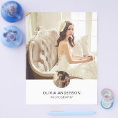 Foto QR Social Media Services Fotograf Flyer (Einzeln)