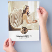 Foto QR Social Media Services Fotograf Flyer (Hand)