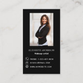 Foto Qr Visitenkarte (Rückseite)