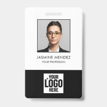 Foto-Quadrat-Logo Mitarbeiter QR-Code Barcode-ID