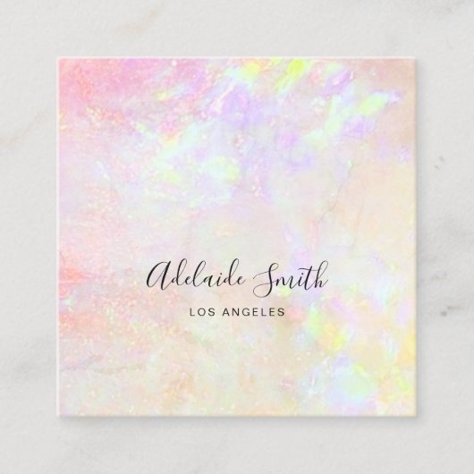 Foto Quadratische Visitenkarte (Vorderseite)